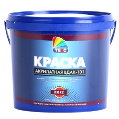 Краска акрилатная Текс ВДАК-101 "Люкс"