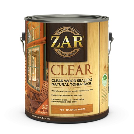 Масло палубное по дереву и база под колеровку под натуральные цвета Zar Clear Wood Sealer & Natural Toner Base
