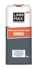 Штукатурка декоративная LinniMax Mineralputz Master Weiss K20 Winter