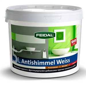 Краска Feidal Antischimmel Weiss