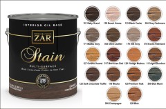 Масло льняное тонирующее по дереву Zar Interior Oil Base Stain