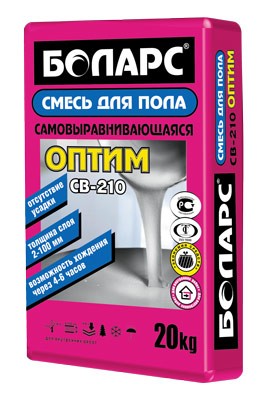 Смесь самовыравнивающаяся Боларс СВ-210 Оптим