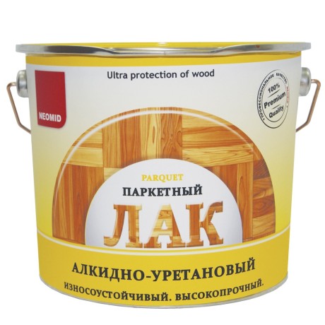 Лак паркетный алкидно-уретановый NEOMID PARQUET