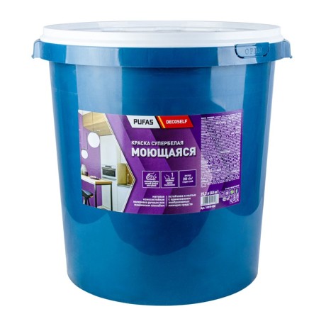 Краска для внутренних работ моющаяся Pufas Decoself