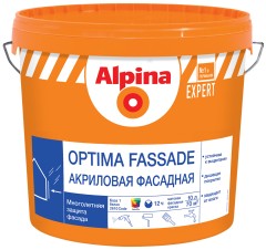 Краска фасадная акриловая Alpina EXPERT Optima Fassade