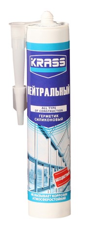 Герметик силиконовый Krass Нейтральный