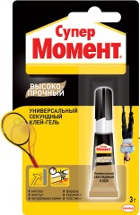 Клей секундный Супер Момент Высокопрочный