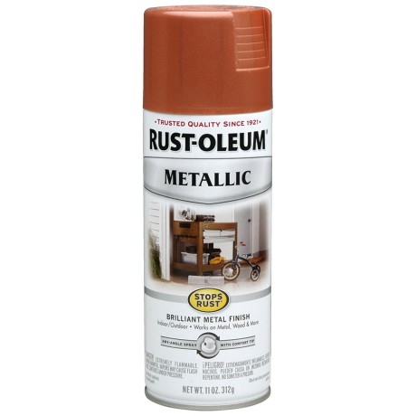 Эмаль с эффектом металлик Rust-Oleum Stops Rust Metallic Spray