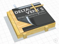 Плёнка диффузионная для сплошного настила Delta Vent S Plus