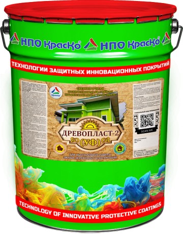 Краска фасадная Краско Древопласт