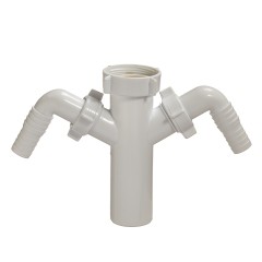 Патрубок 1 1/2&quot;х40 мм, с двумя отводами Orio