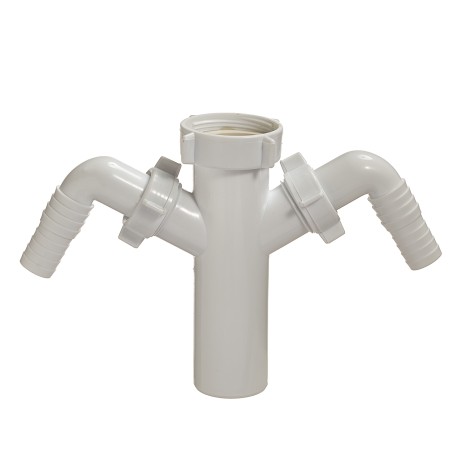 Патрубок 1 1/2"х40 мм, с двумя отводами Orio