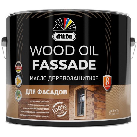 Масло деревозащитное для деревянных фасадов Dufa Wood Oil Fassade