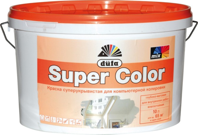 Краска воднодисперсионная Dufa Supermix D4