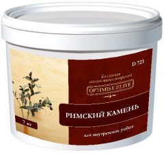 Покрытие декоративное Оптимист Элит D723 "Римский камень"