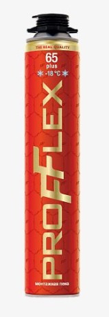 Пена монтажная Profflex PRO RED 65 PLUS Зима
