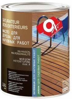 Масло для дерева для наружных работ Oxi