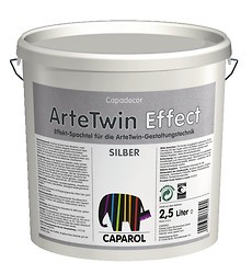 Шпатлевка Caparol ArteTwin Effect Silber