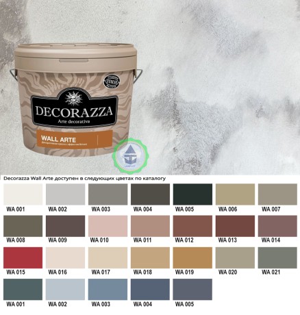 Декоративное покрытие с эффектом бетона Decorazza Wall Arte