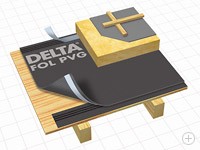 Плёнка гидроизоляционная Delta Fol PVG