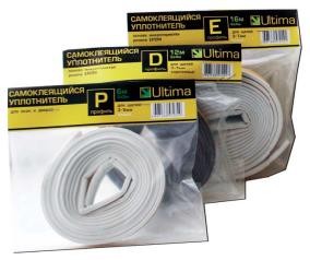 Лента уплотнительная самоклеющаяся Ultima