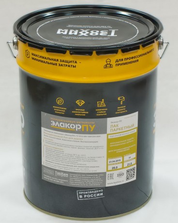 Лак полиуретановый для бетона Элакор-ПУ Лак-60