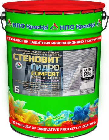 Грунт-пропитка ПУ Краско Стеновит Гидро Comfort