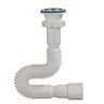 Сифон гофрированный для раковины и мойки 1 1/2"х40/50 мм L 850 мм Orio