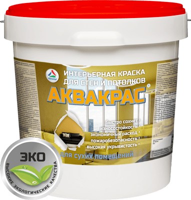 Краска для сухих помещений Краско Аквакрас
