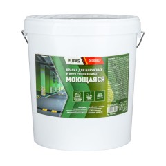 Краска для наружных и внутренних работ моющаяся Pufas Decoself