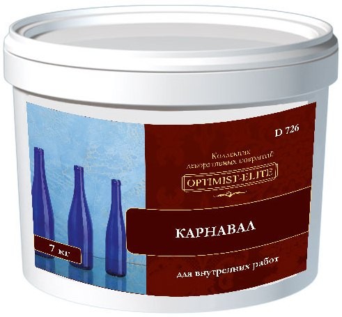 Покрытие декоративное Оптимист Элит D726 "Карнавал"