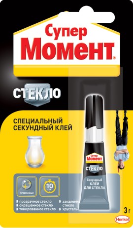 Клей Супер Момент Стекло