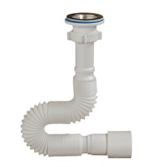 Сифон гофрированный для раковины 1 1/4"х40/50 мм L 650 мм Orio
