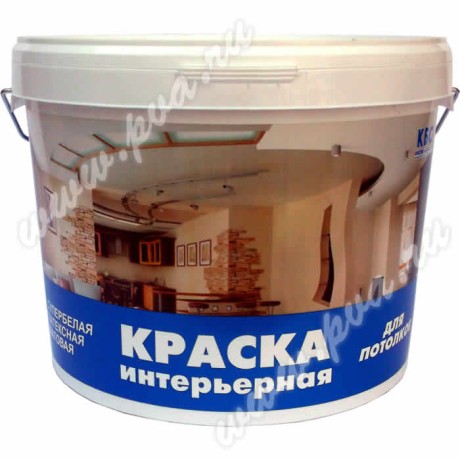 Краска на основе мела, эконом для стен и потолков БС-04