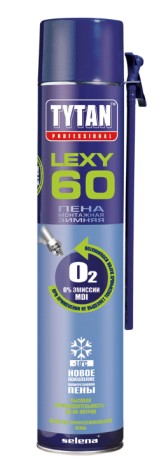 Пена монтажная профессиональная Tytan Lexy 60