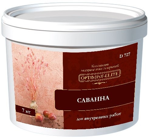 Покрытие декоративное Оптимист Элит D727 "Саванна"