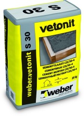 Раствор на цементной основе Вебер Ветонит S 30