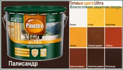 Пропитка декоративная для защиты древесины Пинотекс Ультра