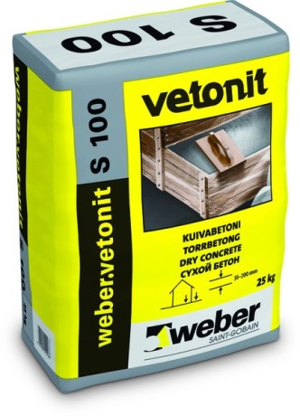 Сухой бетон Вебер Ветонит S 100