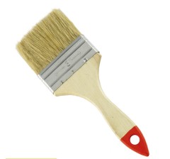 Кисть плоская с деревянной ручкой Шабашка 1,5"
