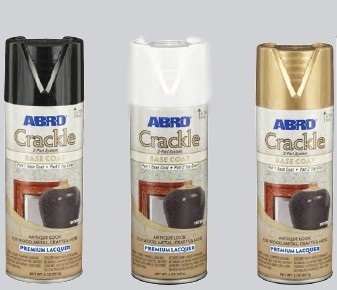 Краска спрей кракелюрная Abro