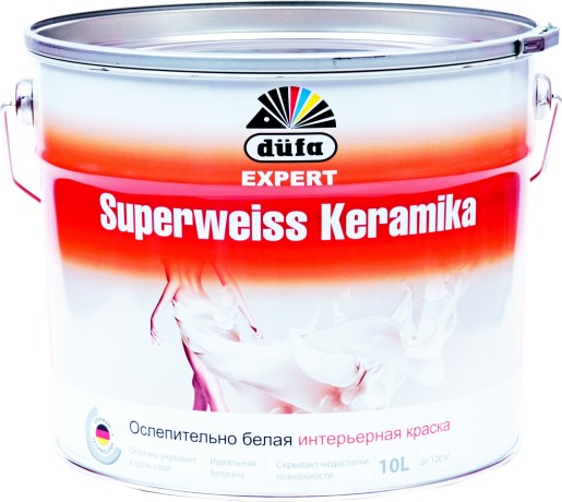 Краска воднодисперсионная Dufa Expert Superweiss Keramika