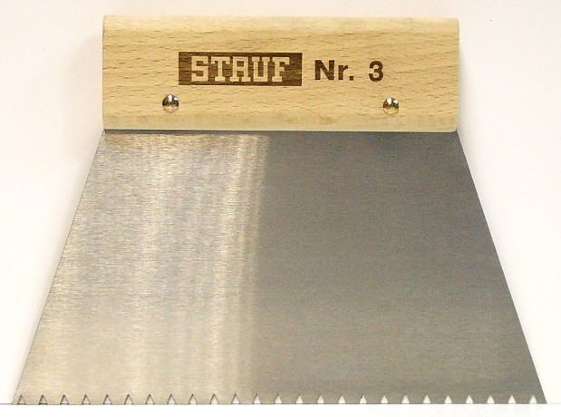 Шпатель зубчатый Stauf