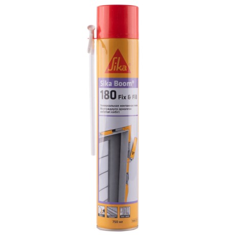 Пена монтажная бытовая с трубочкой Sika SikaBoom-180 Fix & Fill