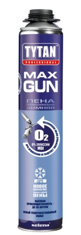 Пена монтажная профессиональная Tytan O2 Max Gun