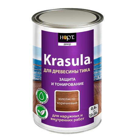 Защитный состав для тикового дерева Норт Krasula