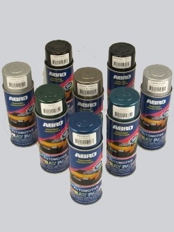 Краска спрей номерная Abro Lada