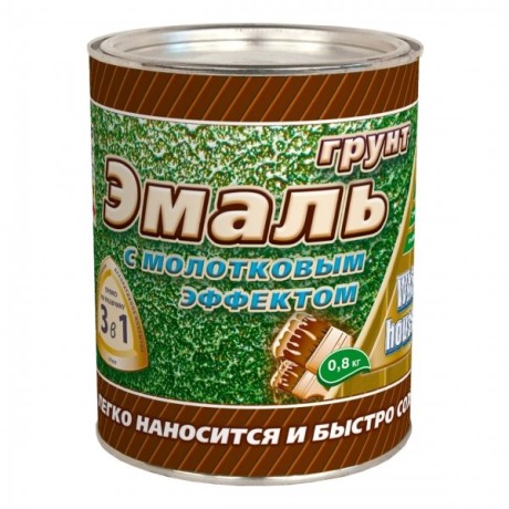 Грунт-эмаль 3 в 1 молотковая White House