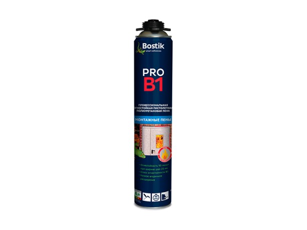Пена монтажная огнестойкая Bostik PRO B1