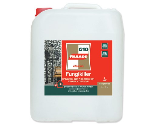 Средство для уничтожения грибка и плесени Parade Fungikiller G10